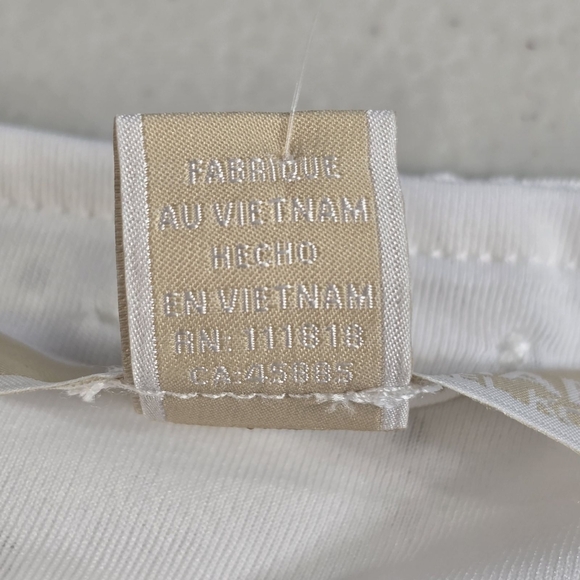 MICHAEL KORS Womens White Eyelet Tie Pullover Styling Sleeveless Scoop Neck Knee - Picture 8 of 9